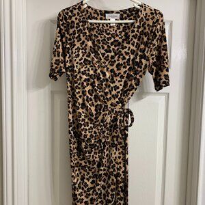 Motherhood Maternity Leopard Print Dress, Size Small